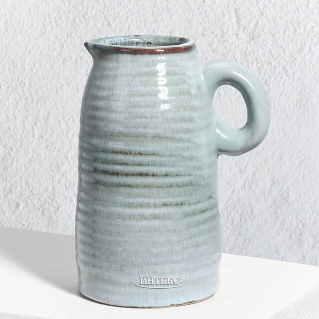 Керамическая ваза-кувшин Стэнли 17 см голубая Koopman (Купман)