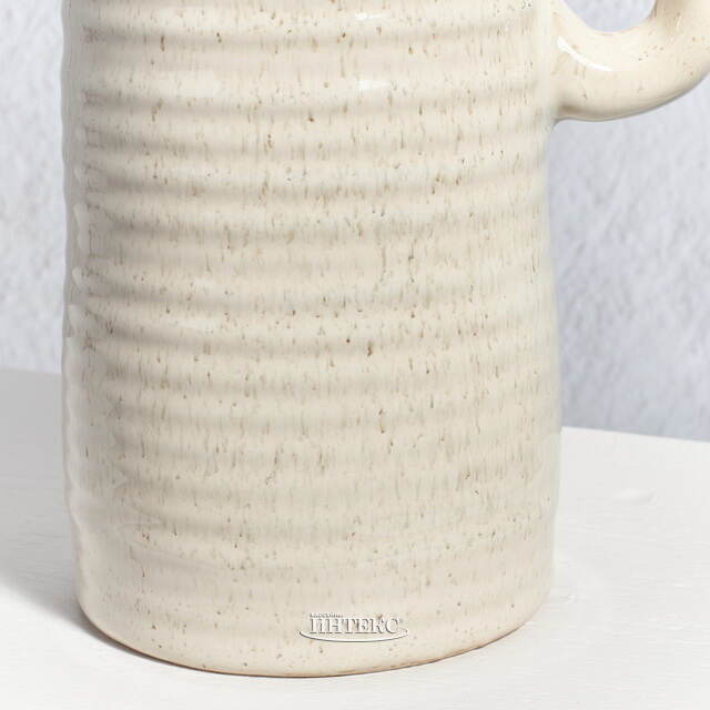 Керамическая ваза-кувшин Стэнли 17 см бежевая Koopman (Купман)