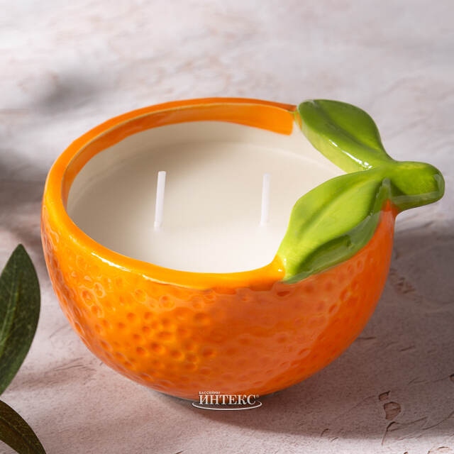 Ароматическая свеча Fruit - Апельсин 14 см Koopman