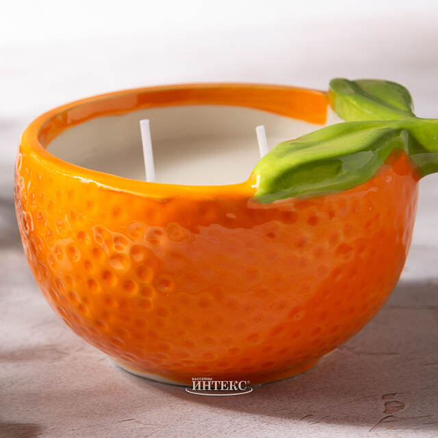 Ароматическая свеча Fruit - Апельсин 14 см Koopman