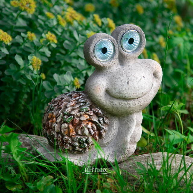 Садовый светильник на солнечной батарее Улитка Молли 23 см Koopman