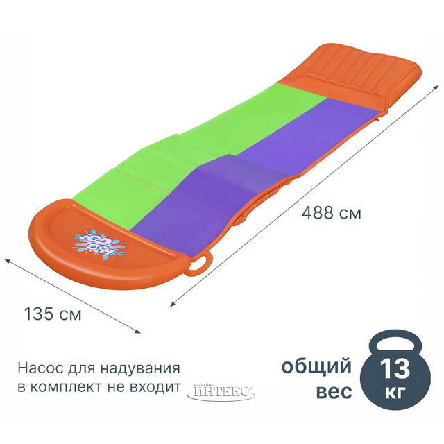 Водная дорожка для скольжения Веселые Брызги 488 см Bestway (Бествей)