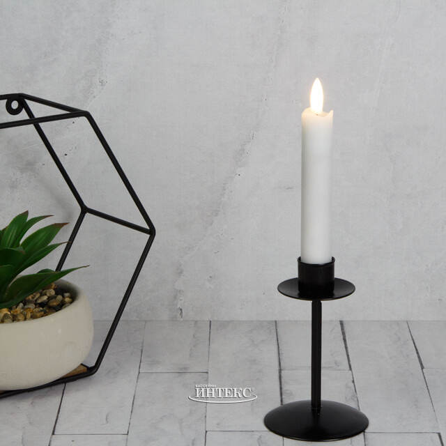 Металлический подсвечник Ингланд 12 см черный Омский Свечной