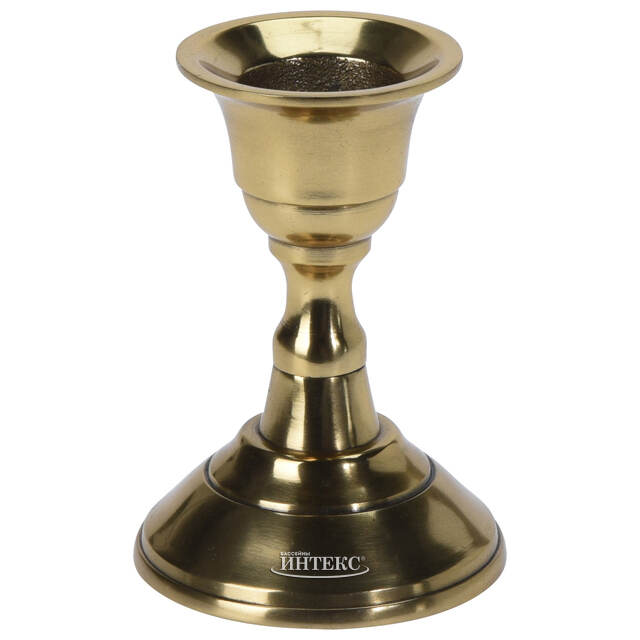 Металлический подсвечник Стюарт 8 см золотой Koopman (Купман)