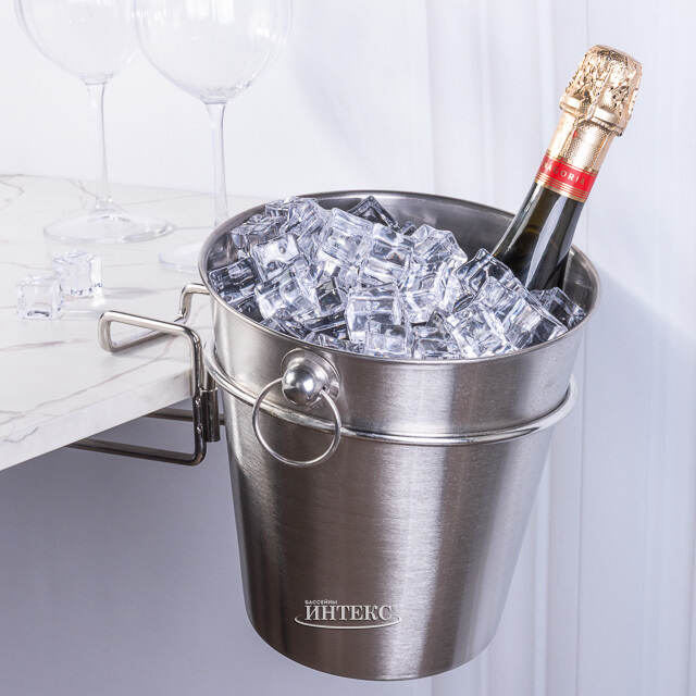 Набор для охлаждения шампанского Монкорне с ведром для льда и держателем, 2 предмета Koopman