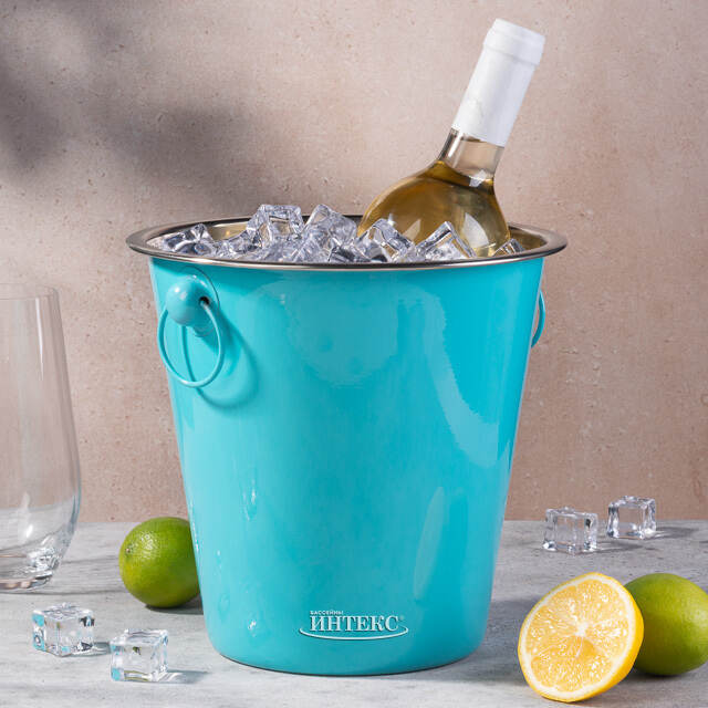 Ведро для шампанского Фанданго 20*20 см, голубое Koopman