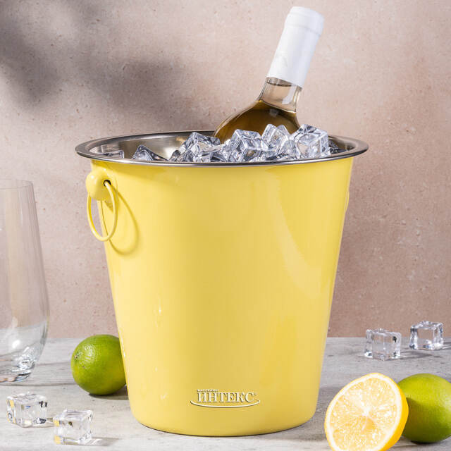 Ведро для шампанского Фанданго 20*20 см, желтое Koopman