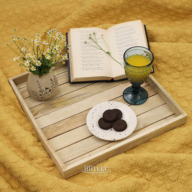 Деревянный поднос Миккель 40*40 см Koopman