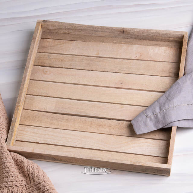 Деревянный поднос Миккель 35*35 см Koopman
