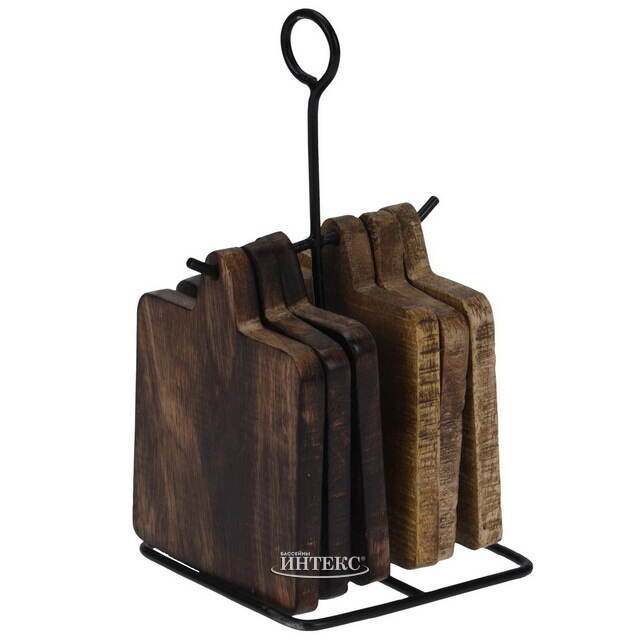 Набор подставок под горячее Comodita, 6 шт + держатель Koopman