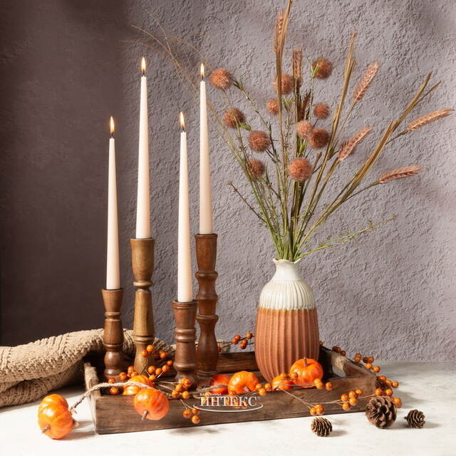 Деревянный подсвечник Andrea Gentile 28 см Koopman