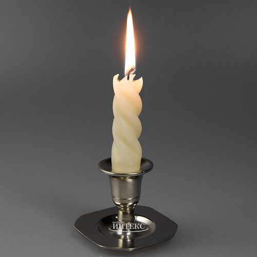 Подсвечник Серебряные Мечты на 1 свечу 7*6 см, квадратное основание Koopman