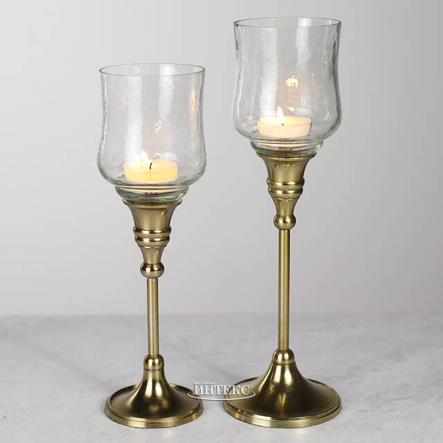 Подсвечник - Бокал Дарлингтон 31 см золотой Koopman (Купман)