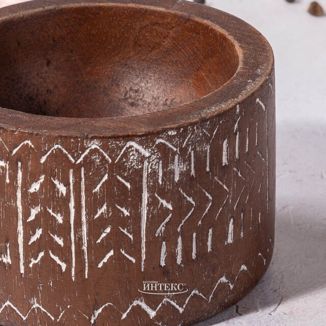 Деревянная ступка с пестиком Dumfries 10*7 см Koopman