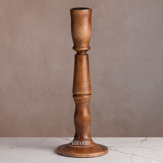 Деревянный подсвечник Andrea Gentile 28 см Koopman