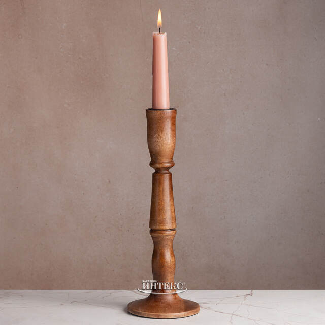 Деревянный подсвечник Andrea Gentile 28 см Koopman
