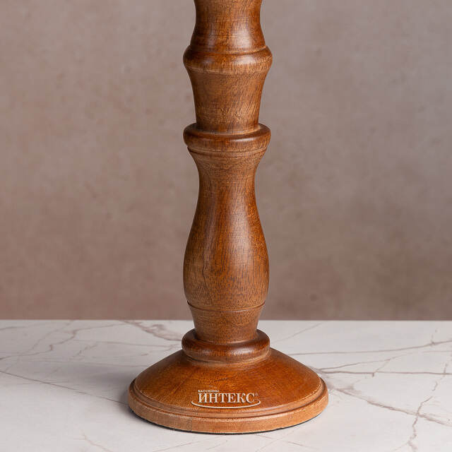 Деревянный подсвечник Андреа Джудис 28 см Koopman