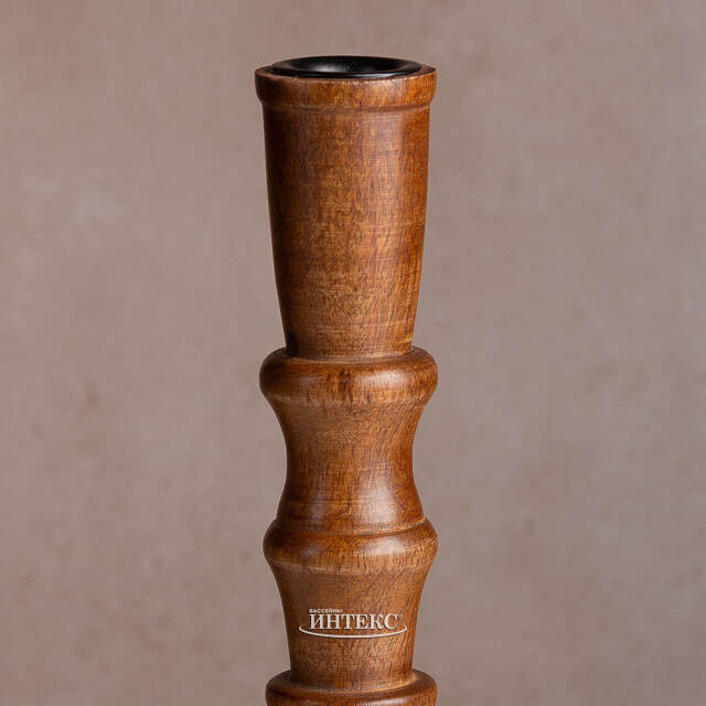 Деревянный подсвечник Андреа Джудис 28 см Koopman