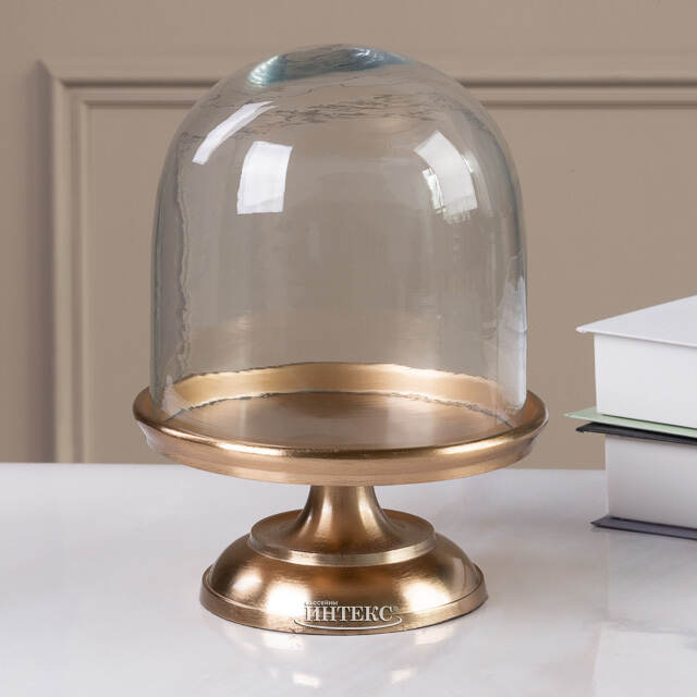 Стеклянный клош для декора Lillian 25*15 см Koopman
