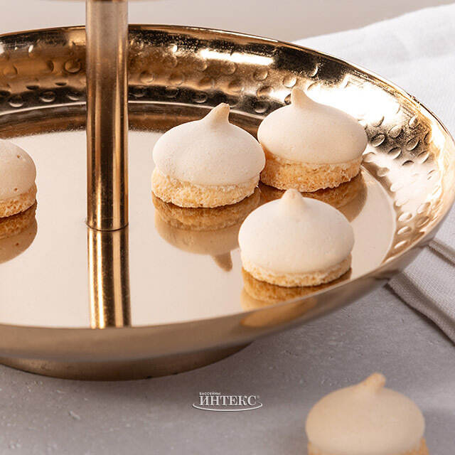 Фруктовница двухъярусная Baroque Gold 21 см Koopman (Купман)