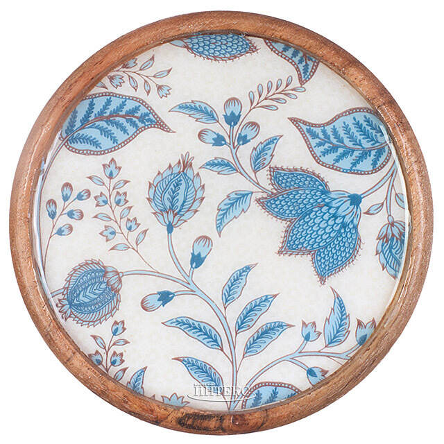 Подставка под кружку Фиори ди Манго 10 см, 4 шт, белая Koopman (Купман)