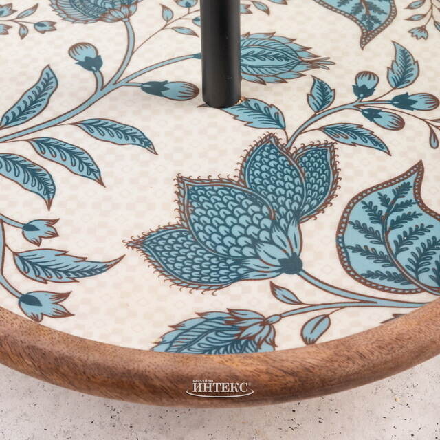 Фруктовница двухярусная Фиори ди Манго 43 см белая, дерево Koopman (Купман)