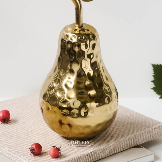 Декоративная фигурка Груша Меркаданте 17 см золотая Koopman (Купман)