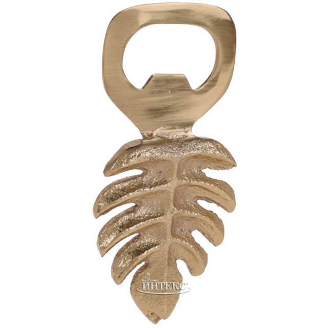 Открывалка для бутылок Тропикана Gold - Монстера 10 см Koopman