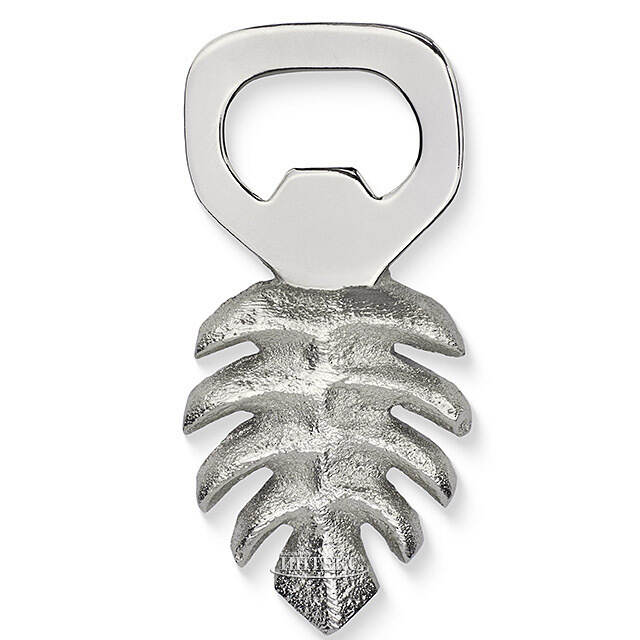 Открывалка для бутылок Тропикана Silver - Монстера 10 см Koopman (Купман)