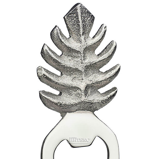 Открывалка для бутылок Тропикана Silver - Монстера 10 см Koopman (Купман)