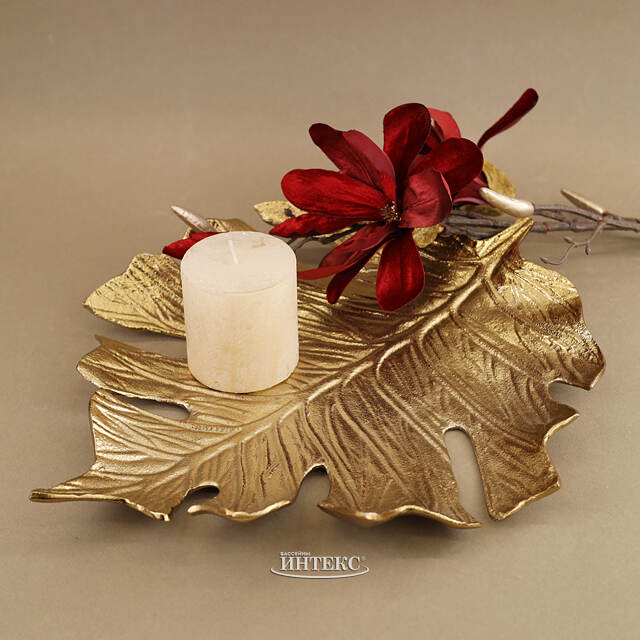 Декоративный поднос Лист Мелитта 39*33 см Koopman (Купман)