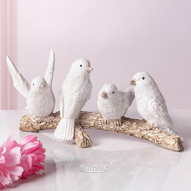 Декоративная фигурка Белые Птицы 16 см Koopman (Купман)