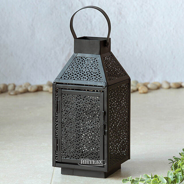 Набор подсвечников - фонарей Кармиэль 20-38 см, 3 шт, металл Koopman