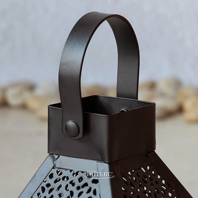 Набор подсвечников - фонарей Кармиэль 20-38 см, 3 шт, металл Koopman