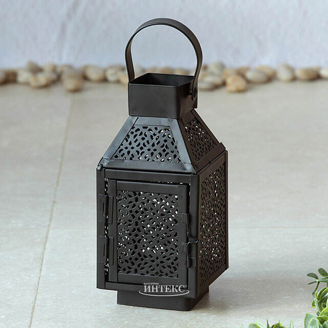 Набор подсвечников - фонарей Кармиэль 20-38 см, 3 шт, металл Koopman