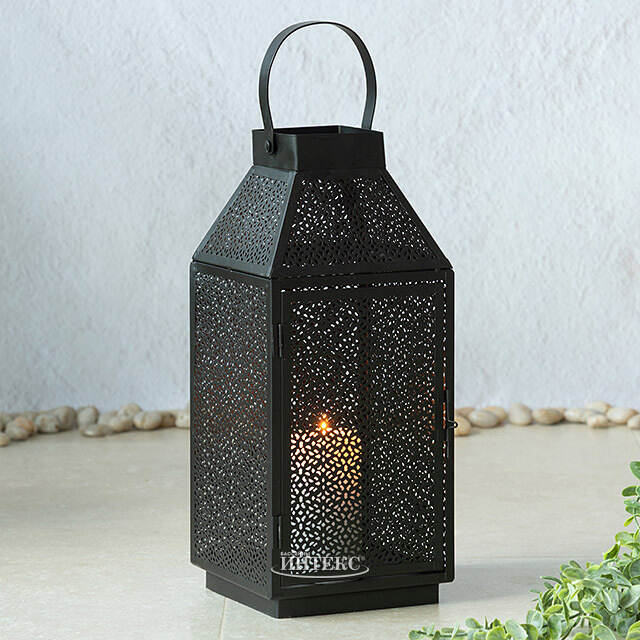 Набор подсвечников - фонарей Кармиэль 20-38 см, 3 шт, металл Koopman