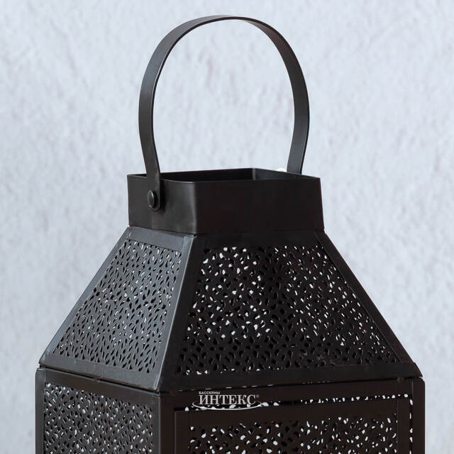 Набор подсвечников - фонарей Кармиэль 20-38 см, 3 шт, металл Koopman