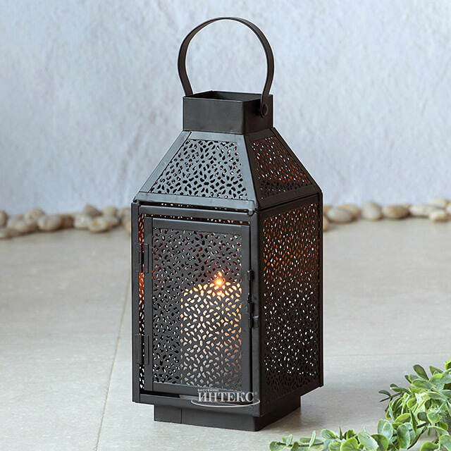 Набор подсвечников - фонарей Кармиэль 20-38 см, 3 шт, металл Koopman