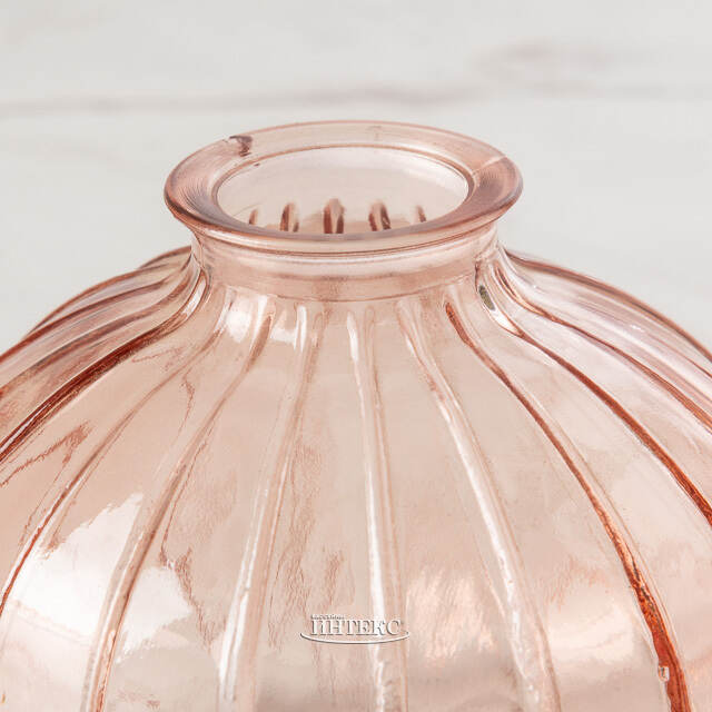 Стеклянная ваза для цветов Майенн 9 см персиковая Koopman (Купман)