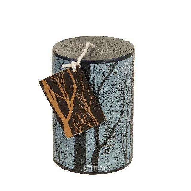 Декоративная свеча Зимний Лес, 100*70 мм, серый Koopman (Купман)