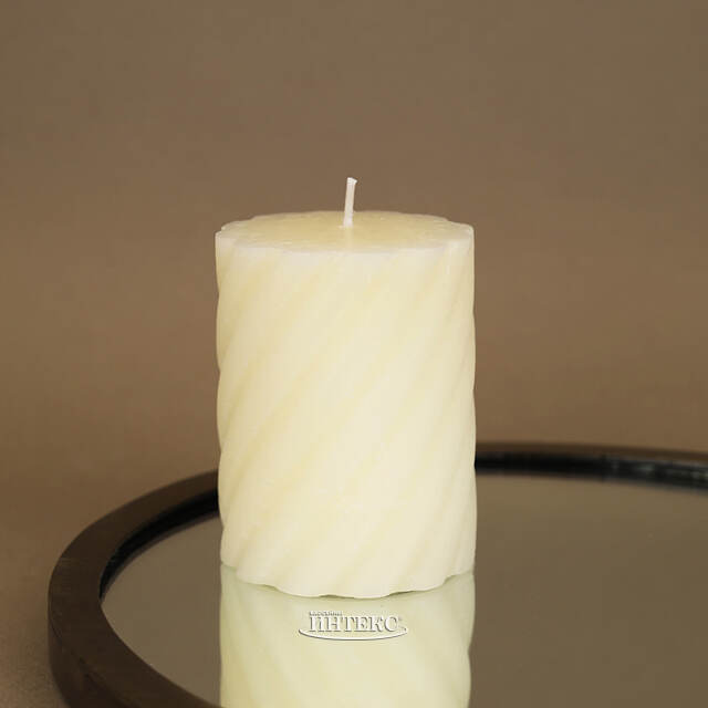 Декоративная свеча Айвори 9*7 см кремовая Koopman