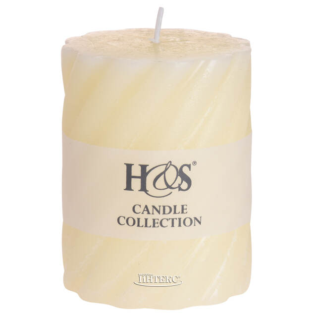 Декоративная свеча Айвори 9*7 см кремовая Koopman