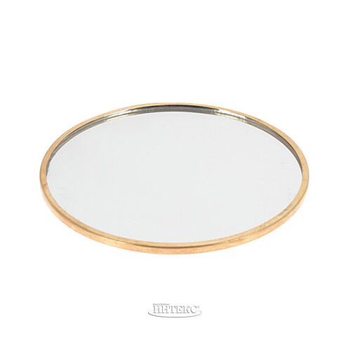 Зеркальная подставка Fredo Сircolo 10 см золотая Koopman