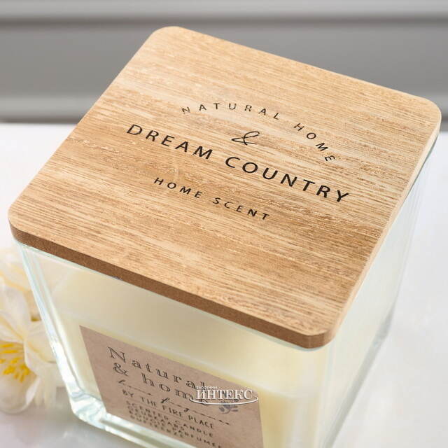 Ароматическая свеча By the Fire Place 10 см, в стеклянном стакане Koopman