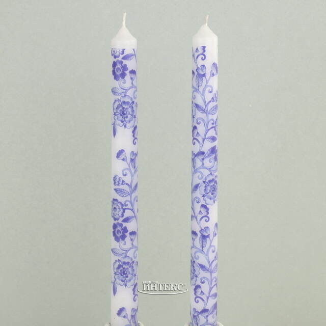 Высокие свечи Romantic Florete 25 см, 2 шт Koopman