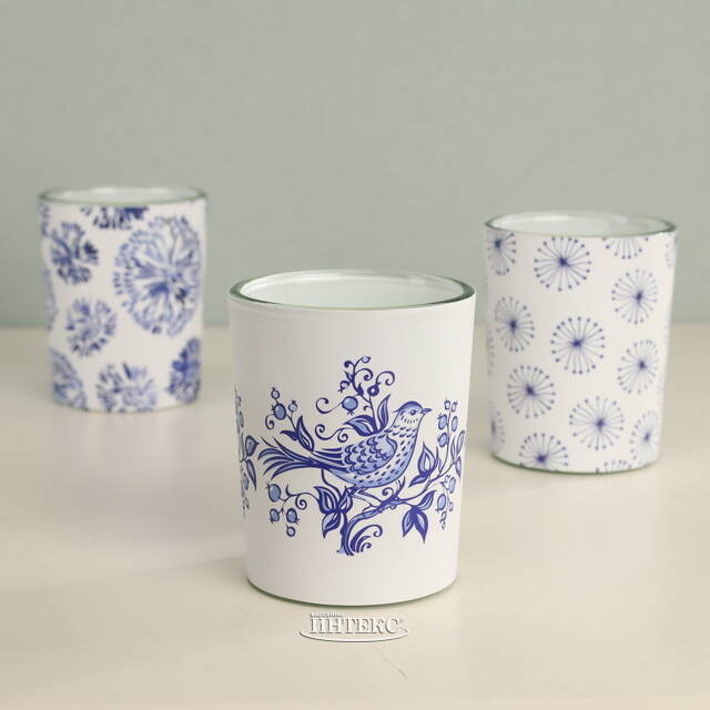 Набор свечей в стакане Romantic Lark 6*5 см Koopman