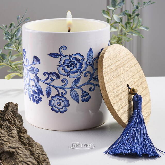 Ароматическая свеча Романтика Флорете - Амбра и травы 10 см Koopman (Купман)