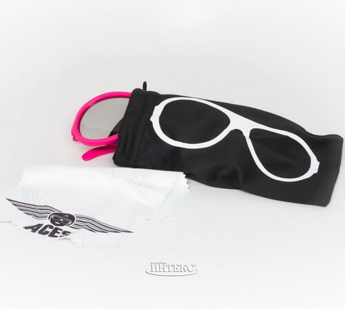 Солнцезащитные очки для подростков Babiators Aces. Поп-звезда, 6-14 лет, розовый, зеркальные линзы Babiators