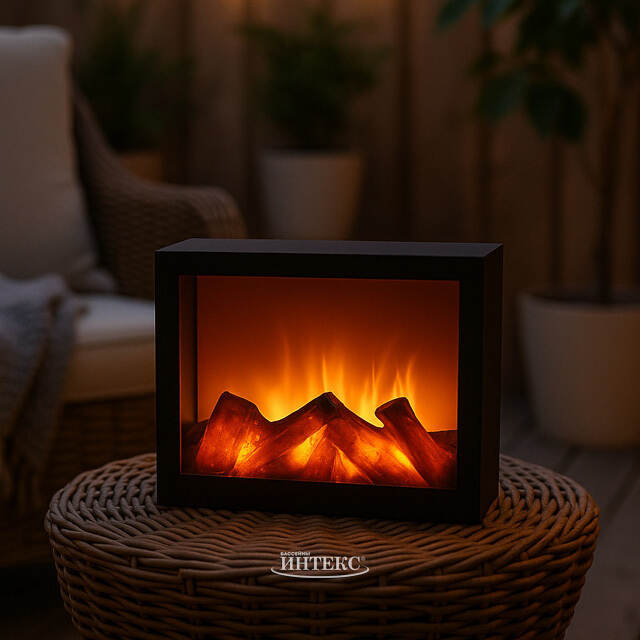 Светодиодный камин Модерн 29*23 см Koopman