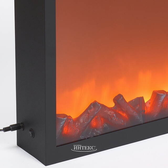 Электрический камин без обогрева Модерн 41*35 см, металл Koopman